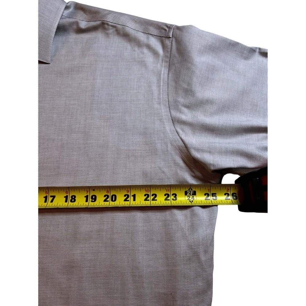 Calvin Klein Steel+ Regular Fit Shirt Mens 2XL Gray Button Down Stretch Preppy - Picture 4 of 5